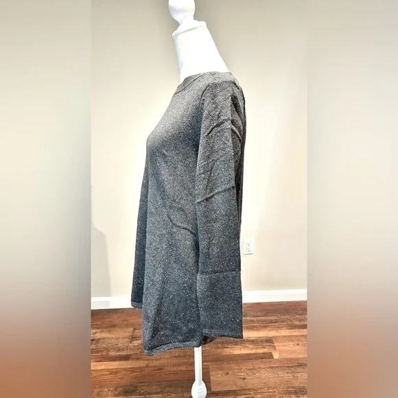 KAREN SCOTT WOMEN’S GRAY COTTON BLEND SWEATER | SMALL | NWT - Picture 2 of 7